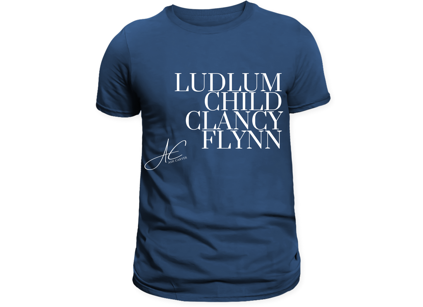 Ludlum, Child, Clancy, Flynn Inspired Literary Shirt